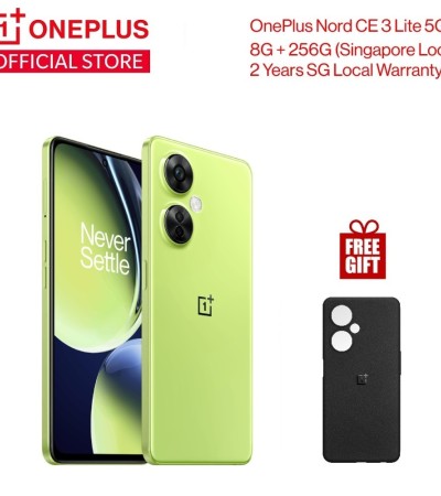 OnePlus Nord CE 3 Lite 5G | 8G+256G本地设置| 2年保修|支持NFC |免费OnePlus砂岩保险杠保护套
